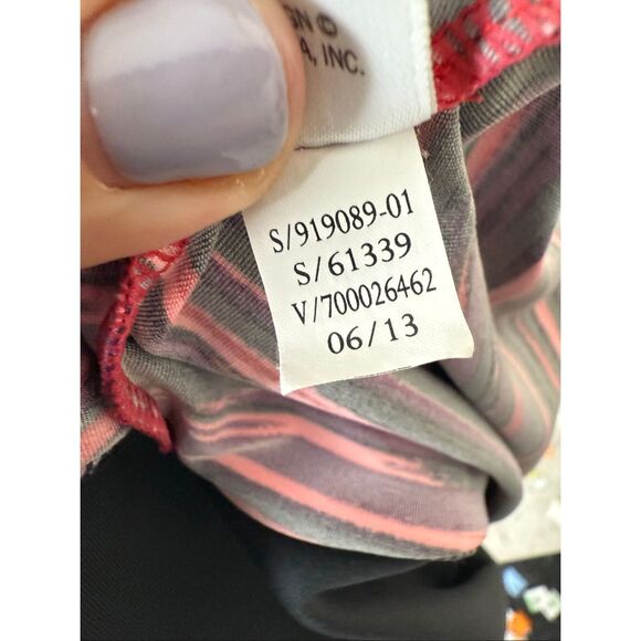 Athleta Painted Cuteness 2-in-1 Skirt Capri Leggings XL Pink Purple Gray Activew - Picture 4 of 4